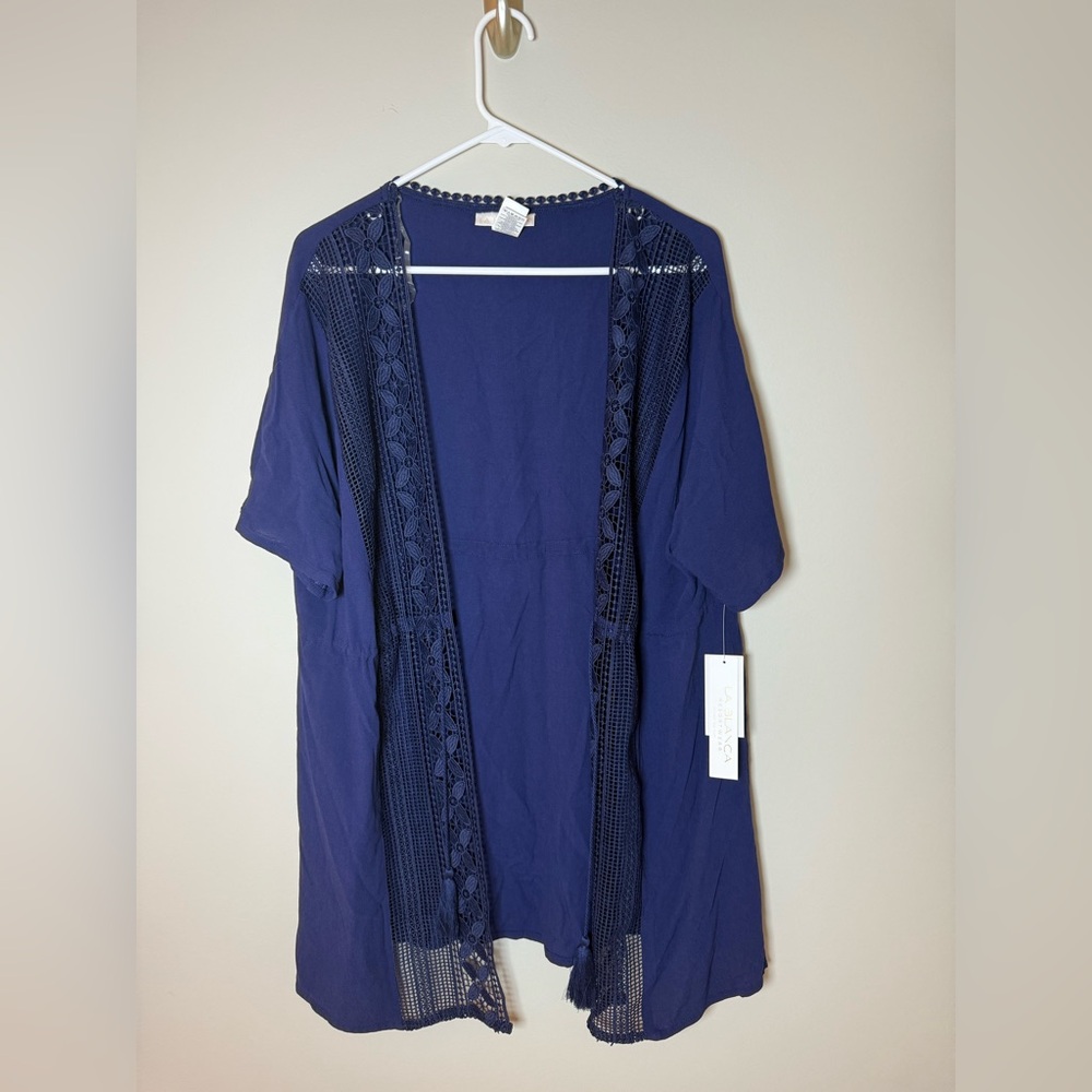 La Blanca Women's Coastal Covers Kimono -‎ Size: L/XL